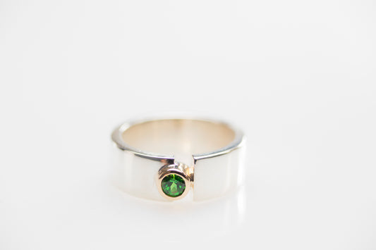 Green Garnet Ring