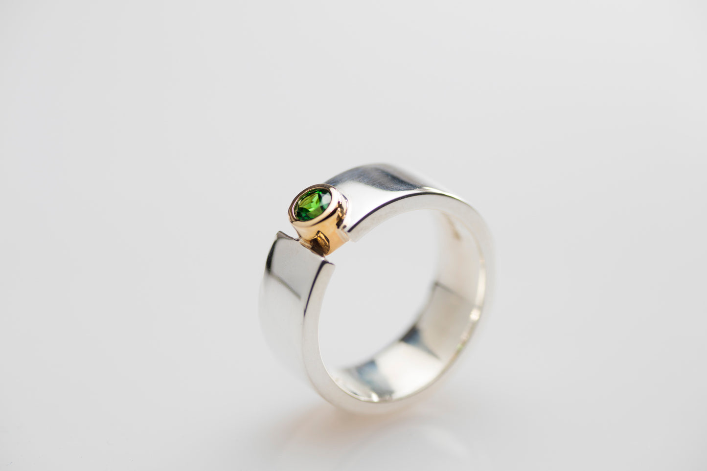 Green Garnet Ring