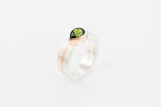 Green Tourmaline Ring