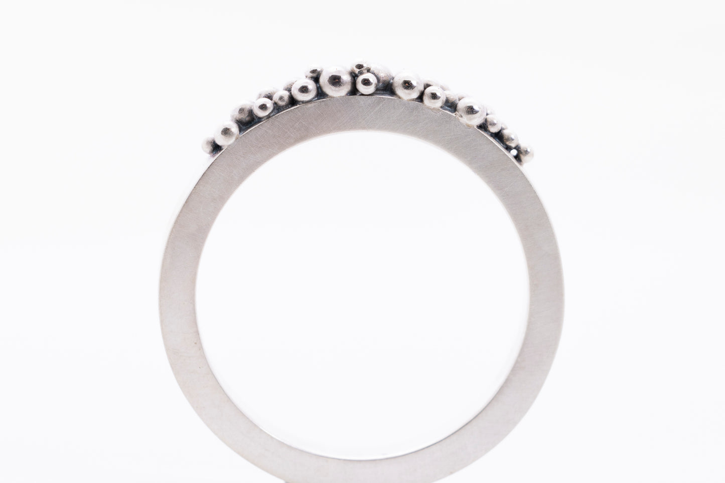 Silver Granule Ring