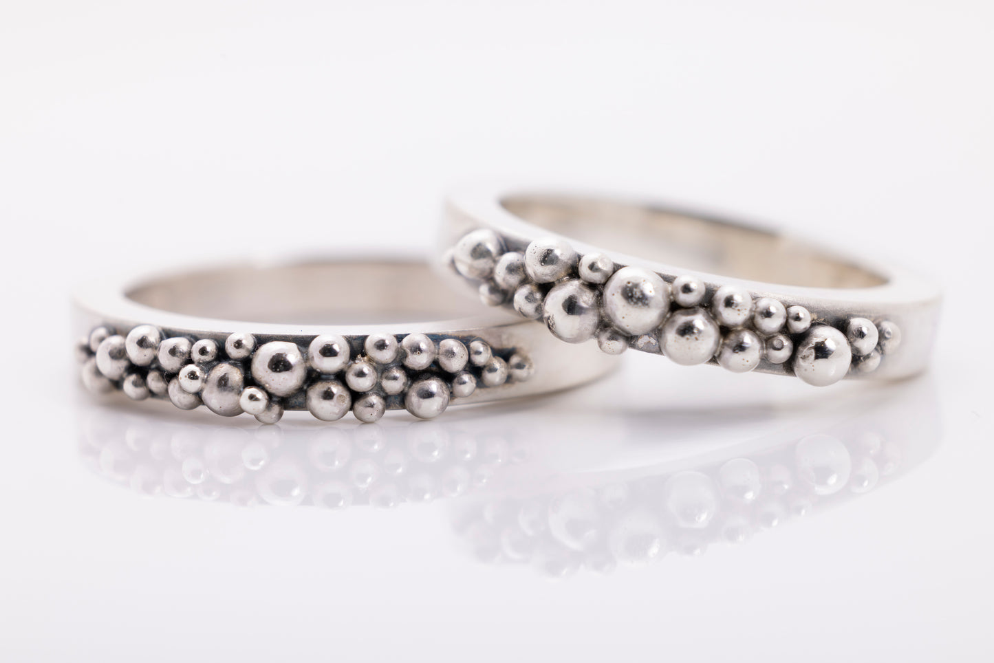 Silver Granule Ring